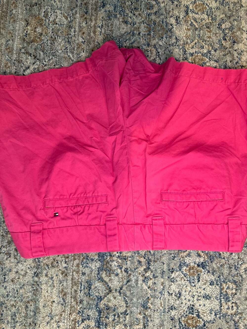 Tommy Hilfiger Women's Hot Pink Cotton Casual Shorts Size 12 - Picture 3 of 4